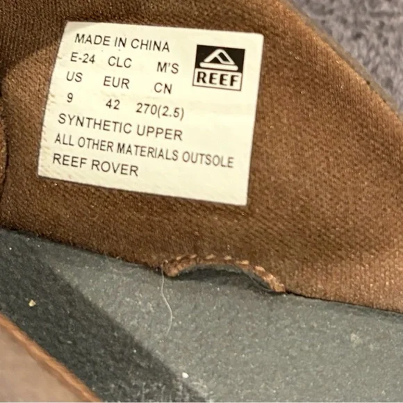 Reef Men's Brown Flip-Flops - Picture 2 of 3